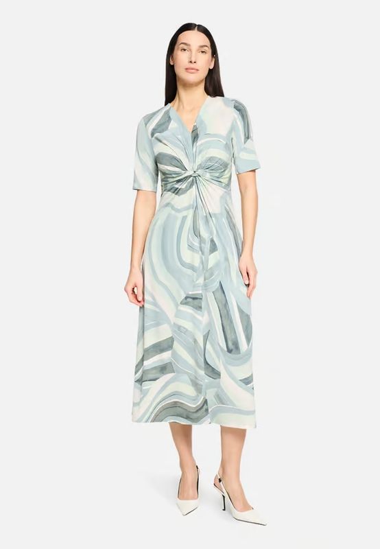 Betty Barclay Midi-jurk met plooien Groen