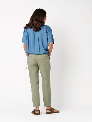 Toni Dress Sue Jogpants 7/8 olijf Groen