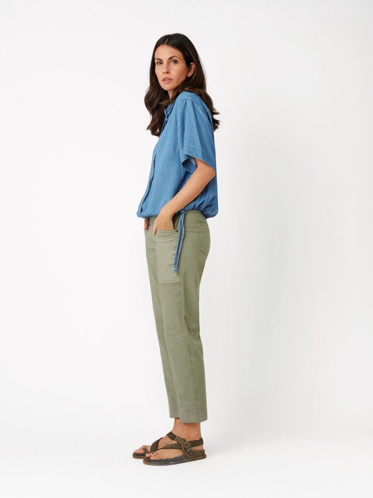 Toni Dress Sue Jogpants 7/8 olijf Groen