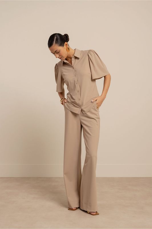 Studio Anneloes Poppy butterfly blouse Beige