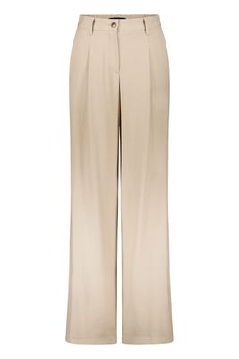 Gardeur broek wide leg Beige