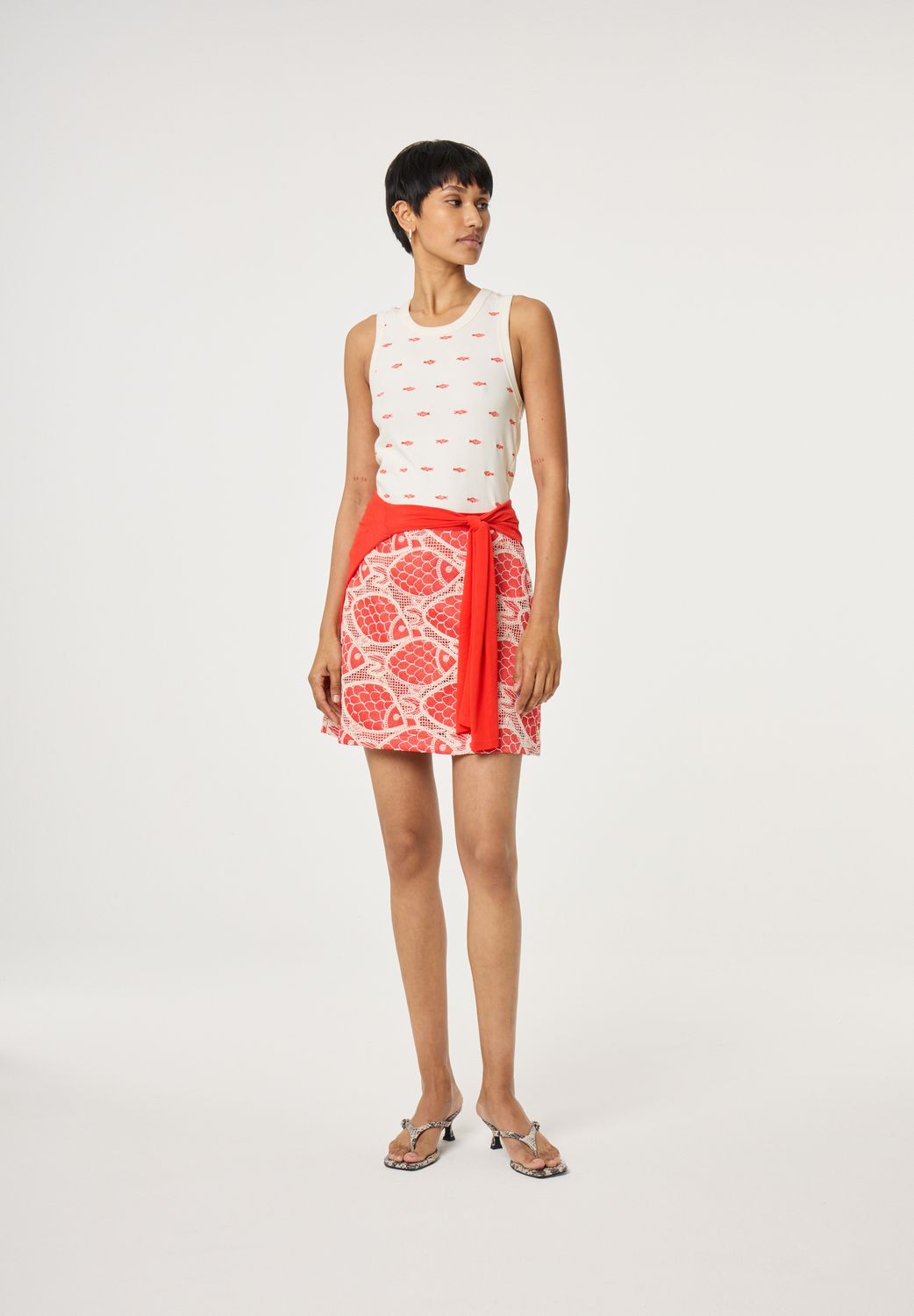 Fabienne Chapot Tanja Jersey Tank Oranje