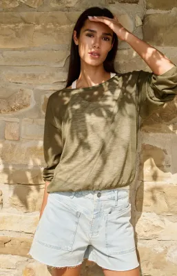 YAYA Twinset trui met bijpassende single Groen