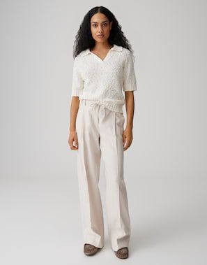 Opus gebreide boucle top Posilly