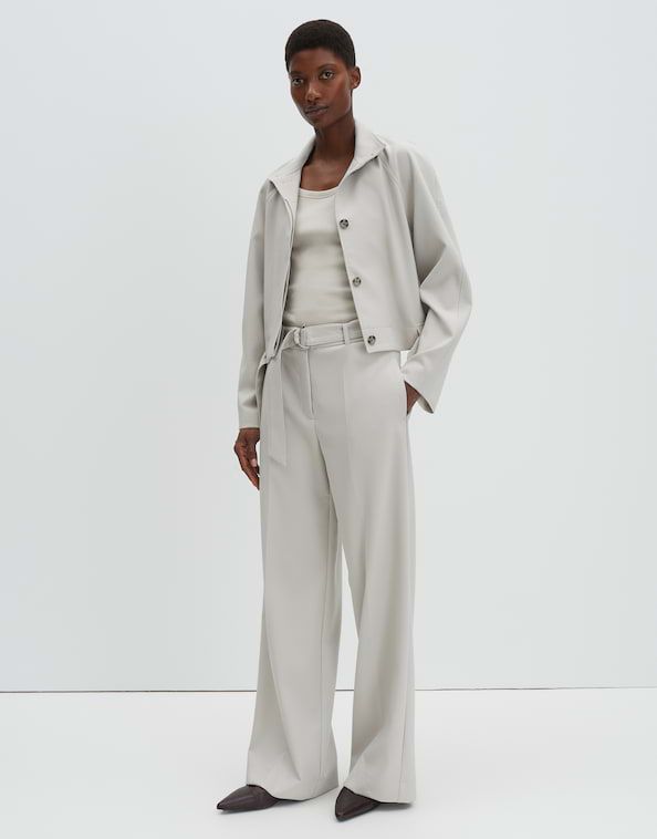 Someday Catsby belt broek Grijs