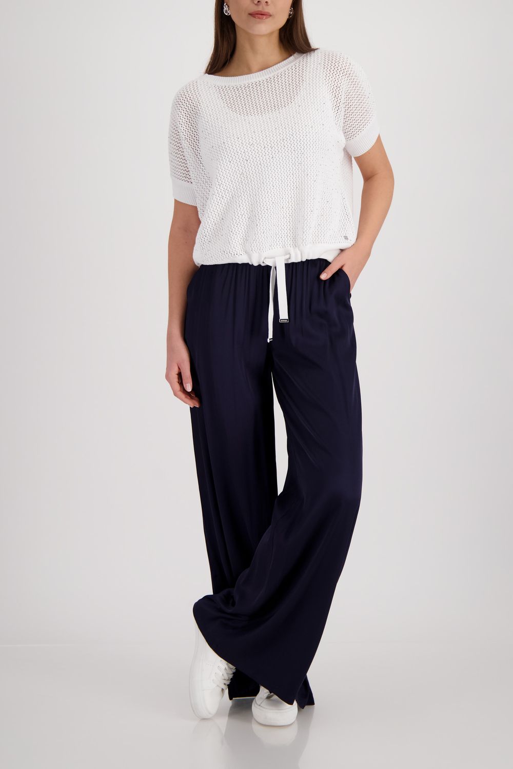 Monari broek donker blauw