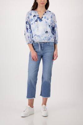 Monari blouson blauw print