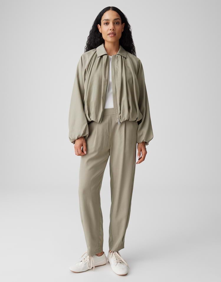 Opus Myha airy city pants olive