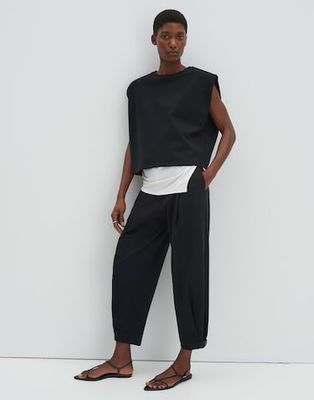 Someday Unera sweat top Zwart