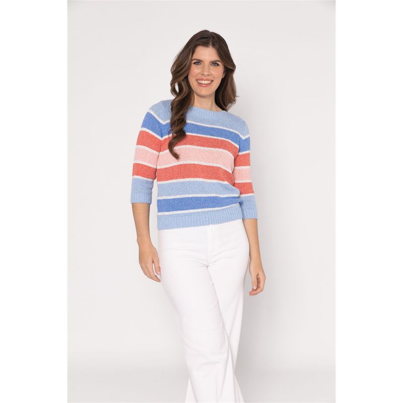 Roberto Sarto Trui boothals Blauw Roberto Sarto Trui boothals Blauw
