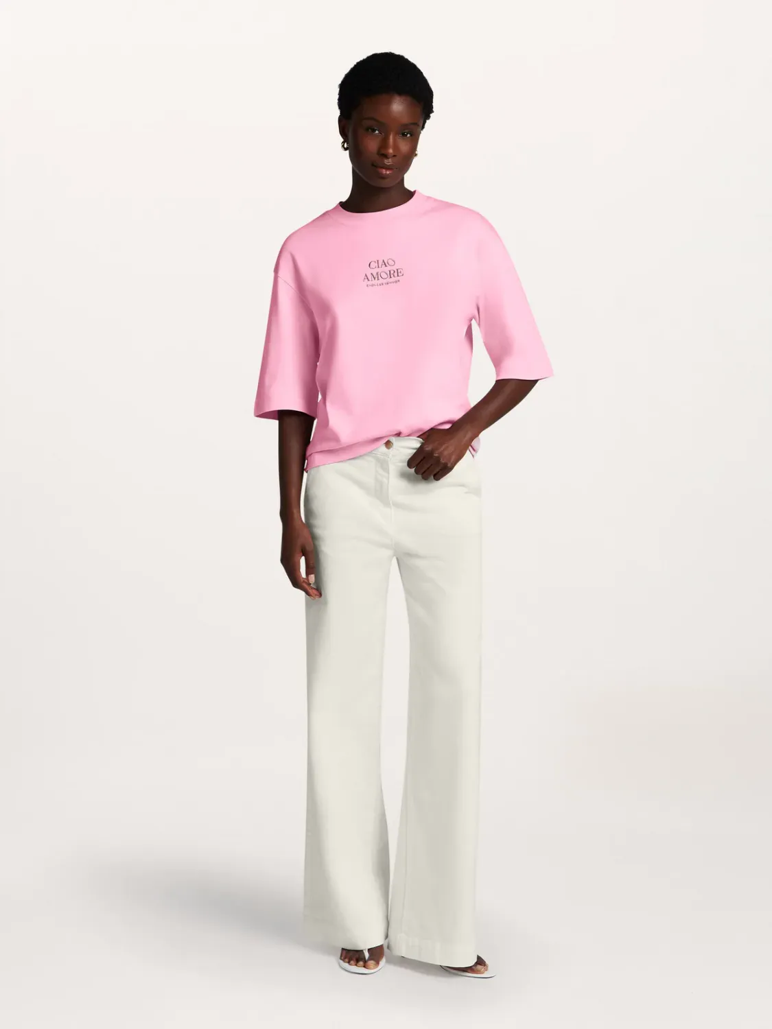 Beaumont Rowy t-shirt roze