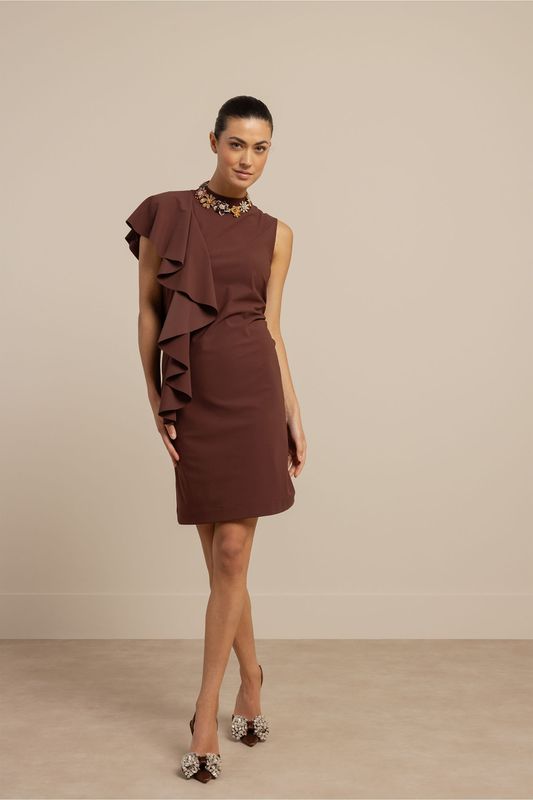 Studio Anneloes Faya dress Bruin