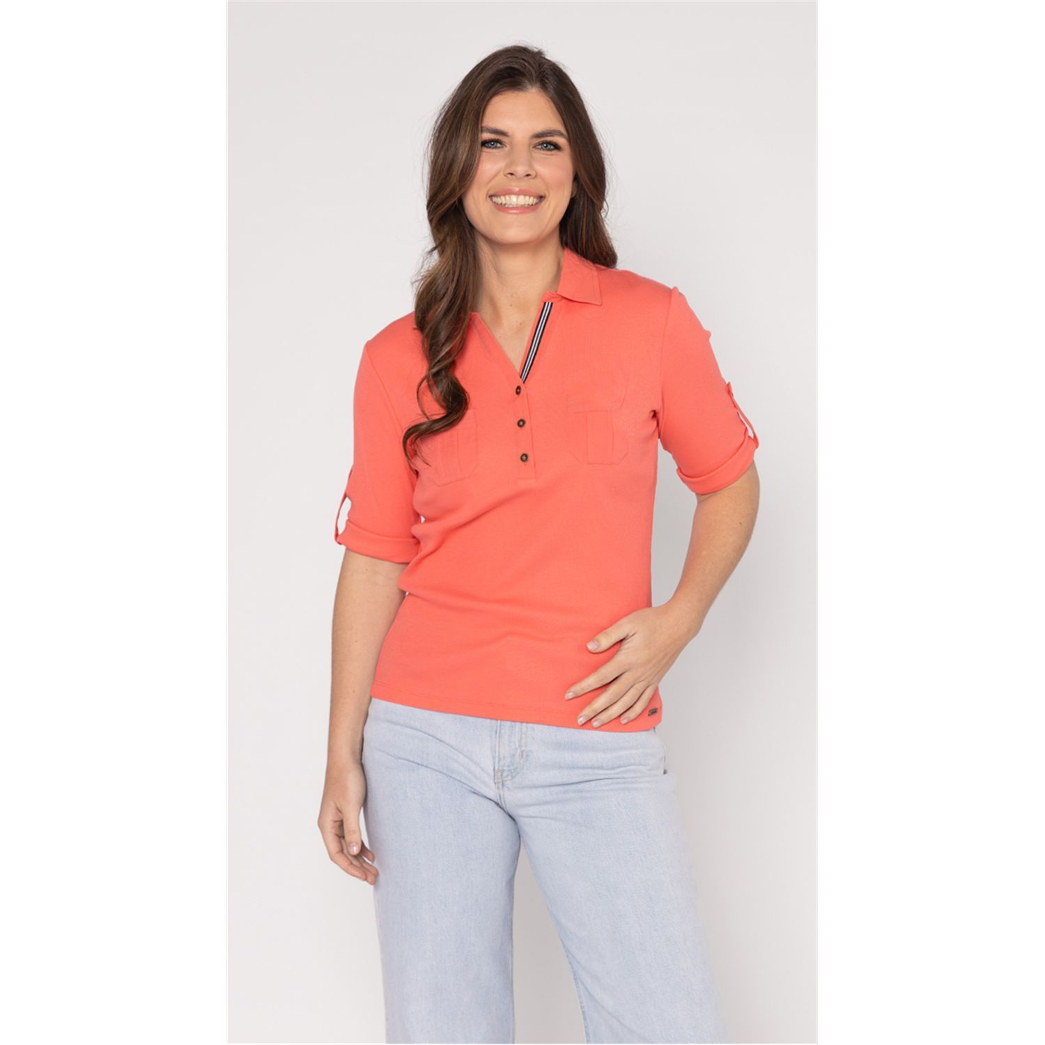 Roberto Sarto T-shirt polo Roze