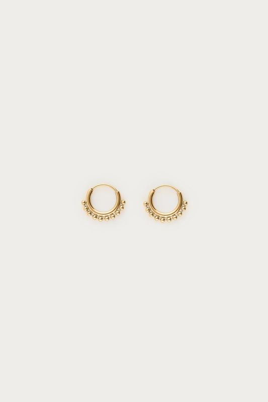 My Jewellery Oorringen kleine bolletjes goud