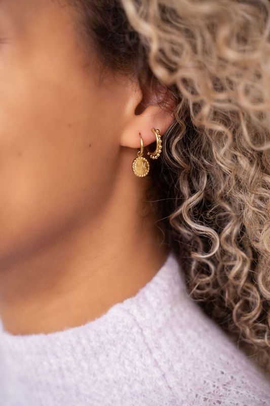 My Jewellery Oorringen kleine bolletjes goud