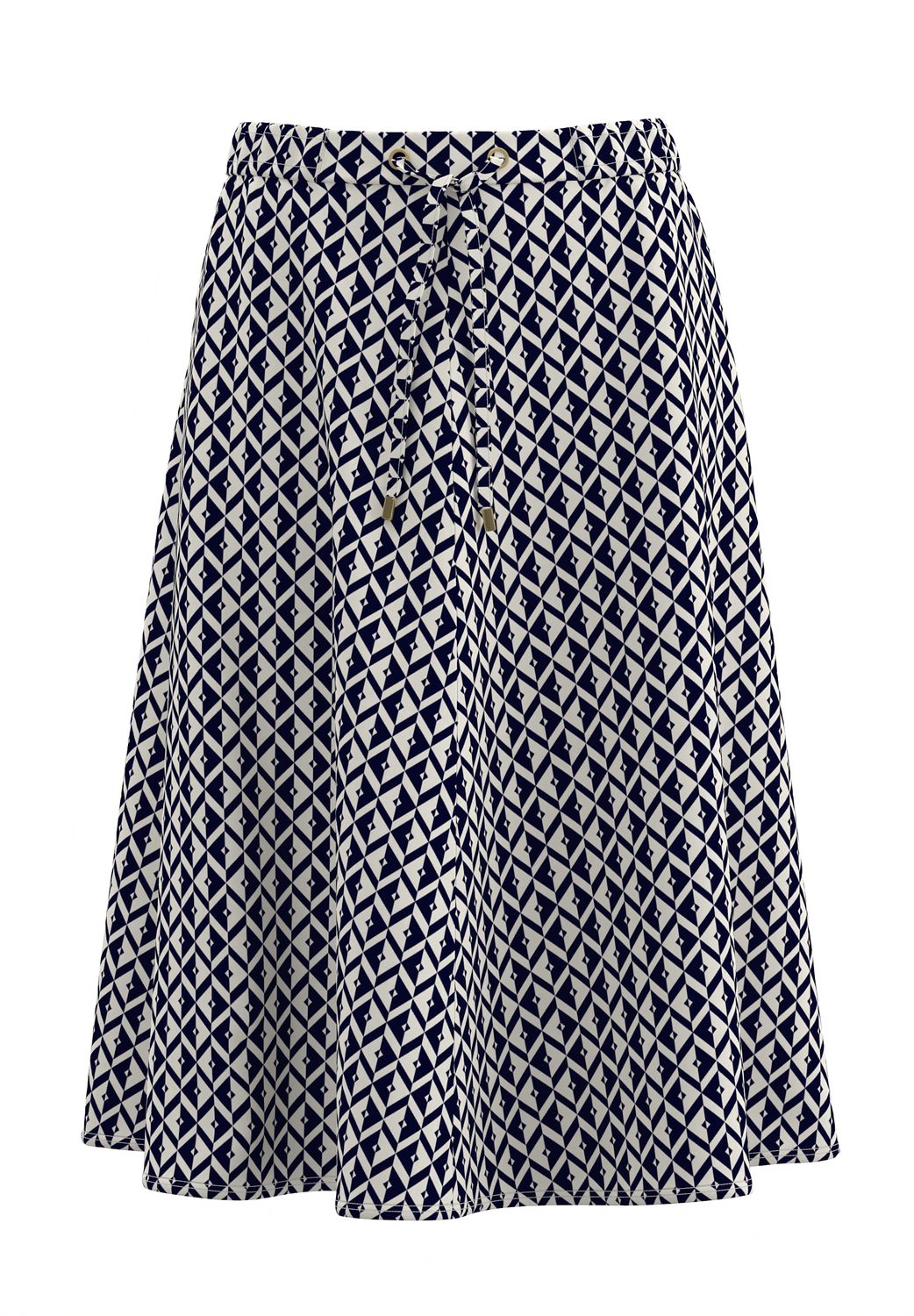 Frank Walder midi rok Blauw