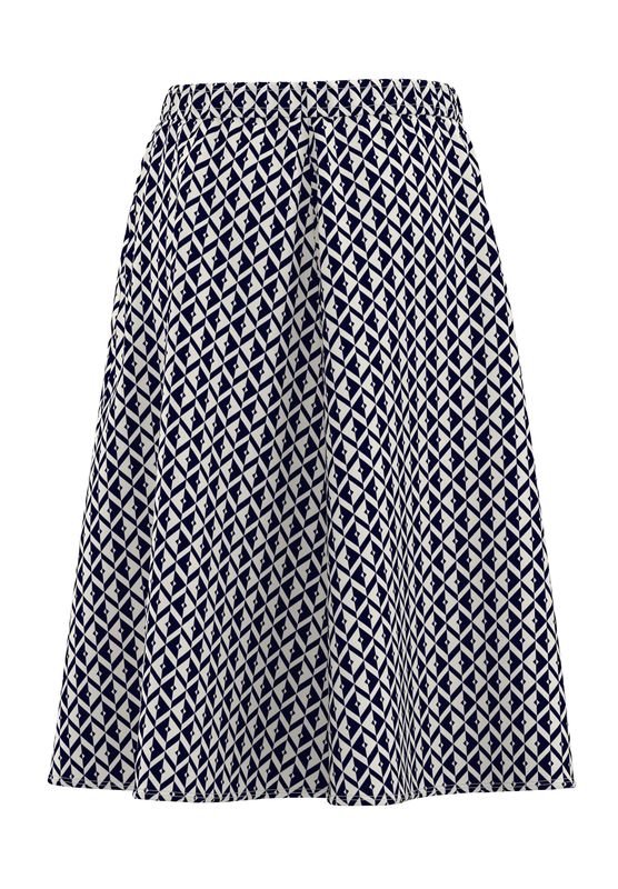 Frank Walder midi rok Blauw