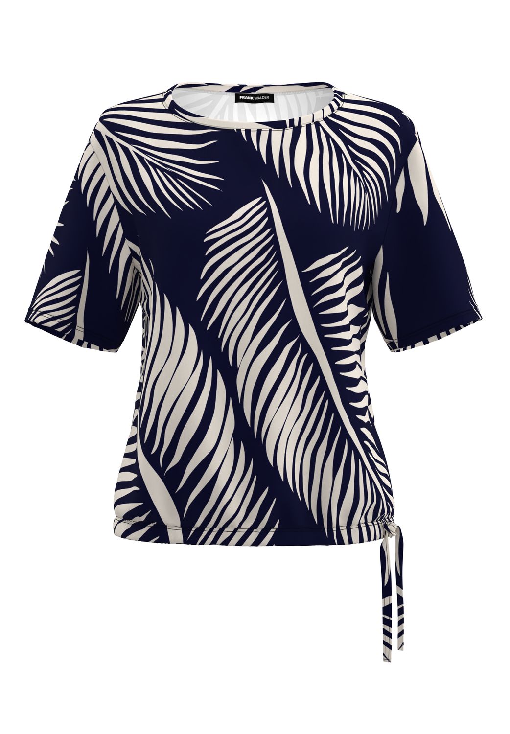 Frank Walder T-Shirt met print Blauw