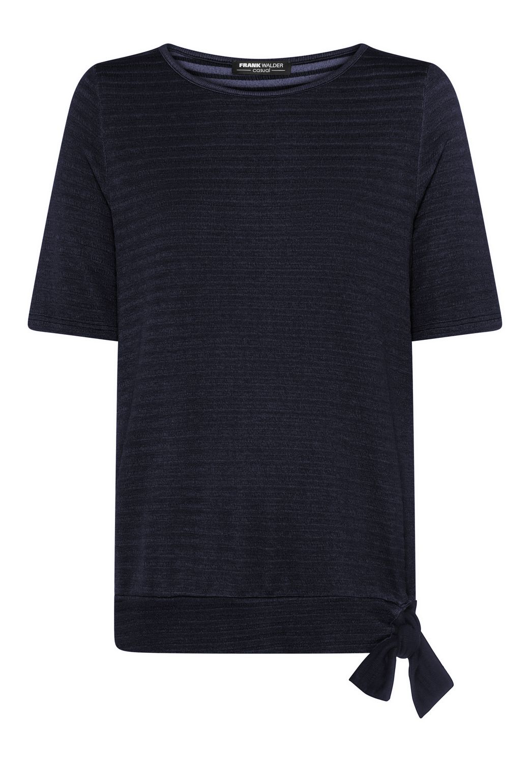 Frank Walder T-Shirt met strik Blauw