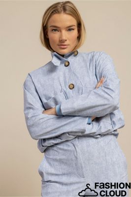 Studio Anneloes Ada denim jacket Blauw