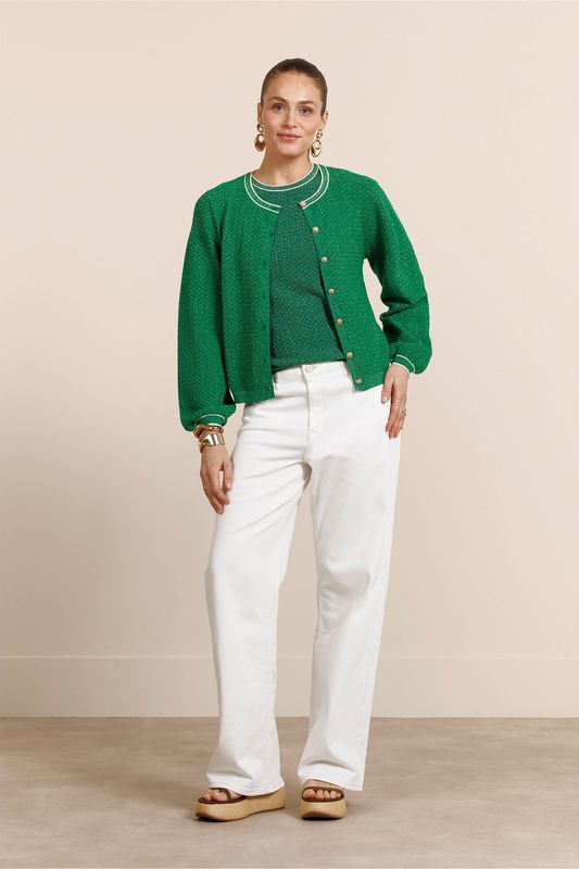Studio Anneloes Lexie denim trousers Ecru