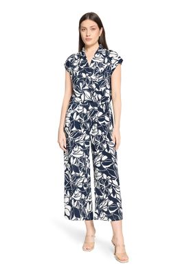 Betty Barclay Jumpsuit bloemenprint Blauw
