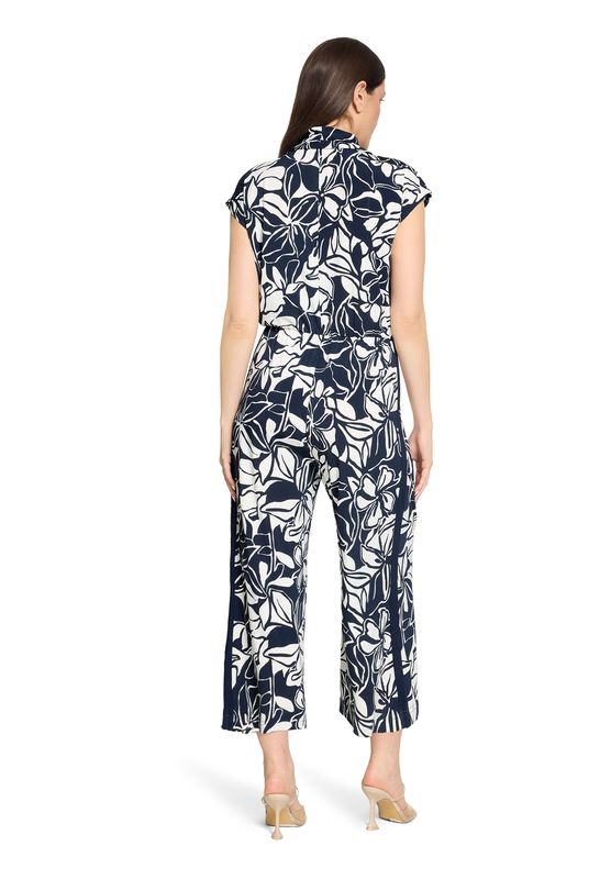 Betty Barclay Jumpsuit bloemenprint Blauw