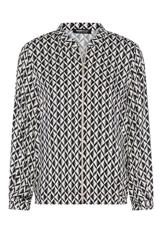 Frank Walder Blouse print Blauw