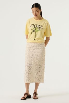 Garcia geel t-shirt ''Fiore''