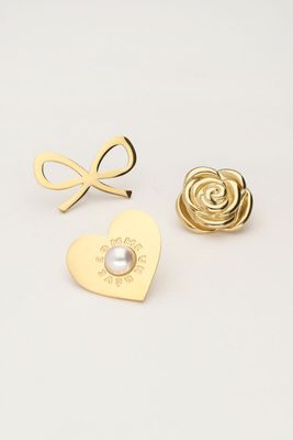 My Jewellery Vintage broche set Goud