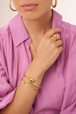 My Jewellery open bangle glad Goud