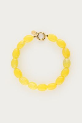 My Jewellery gele kralenarmband Goud