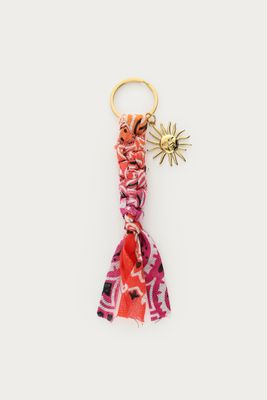 My Jewellery sleutelhanger gevlochten bandana met zon Goud