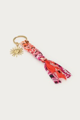 My Jewellery sleutelhanger gevlochten bandana met zon Goud