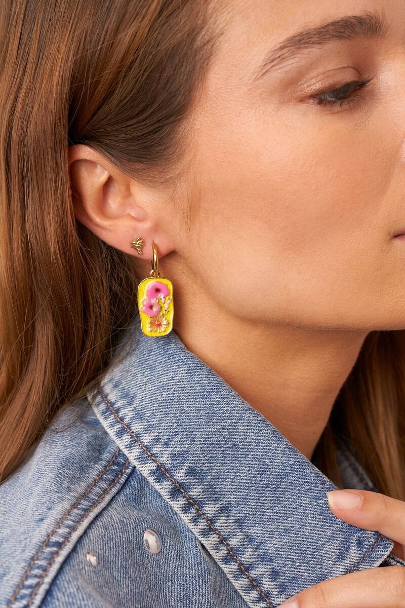 My Jewellery Tropical studs met palmboom Goud