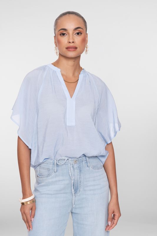 Geisha blouse Blauw