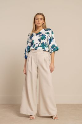 Studio Anneloes Sky sparkle waffle trousers Grijs