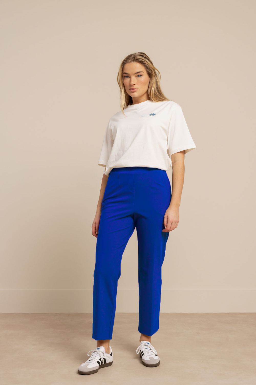 Studio Anneloes Katja bonded trousers Blauw