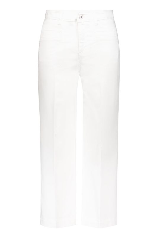 Gardeur Broek Culotte Feminine Wit