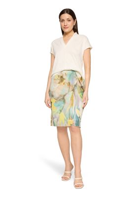 Betty Barclay Midi rok met elastische tailleband Groen