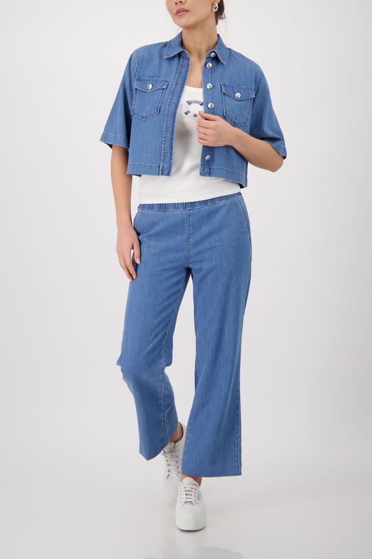 Monari Jeansjack blauw