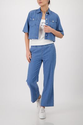 Monari Jeansjack blauw