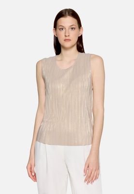 Betty Barclay Casual overhemd met een glanzend effect Beige