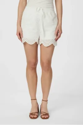 Neo Noir Senna Embroidery Shorts Wit