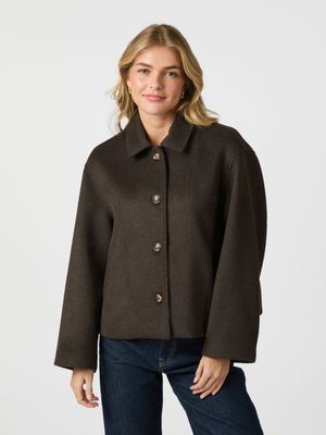 Neo Noir Hamra Wool Jacket Bruin 162076