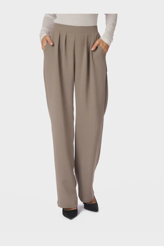 Neo Noir Lunet crepe pants Bruin