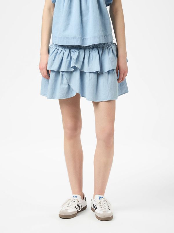 Neo Noir Carin Denim Skirt Blauw