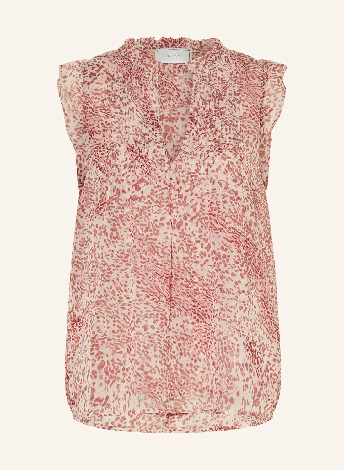 Neo Noir Izar Blur Graphic Top Rood