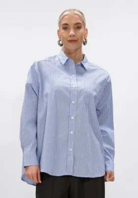 Neo Noir Dalma Decoration Shirt Blauw 166911