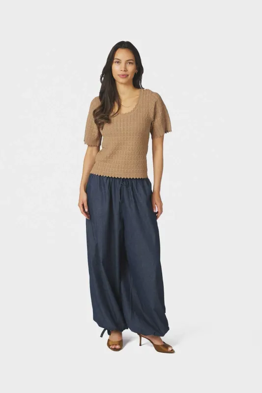 Neo Noir Roxane Balloon Denim Pants Blauw